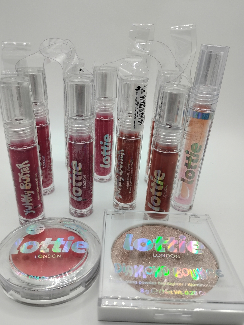 Lottie London Makeup Set – Lip Glosses & Highlighters - Picture 1 of 10